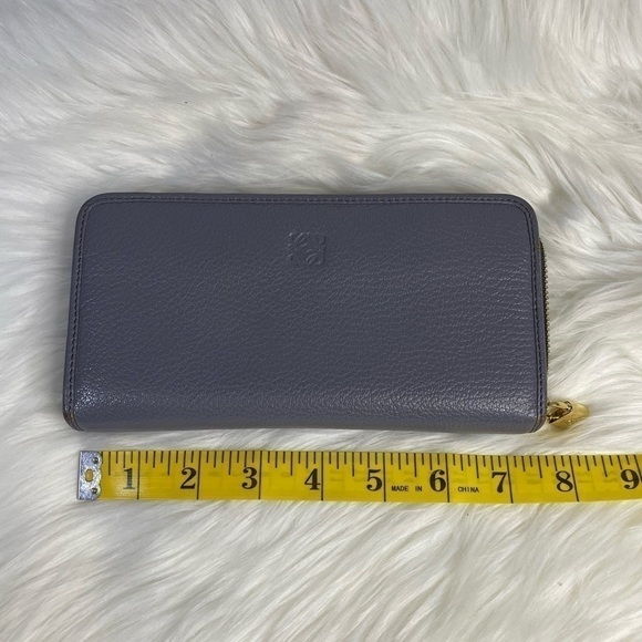 LOEWE continental leather zip wallet in gray - Picture 13 of 14